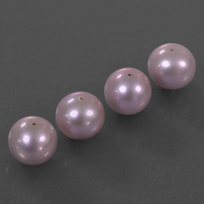 Gemas de perla rosa natural de  ct, esfera / bola, opaco