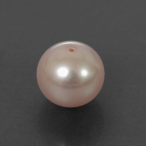 Perla rosa natural de 2,87 ct, esfera / bola, opaco
