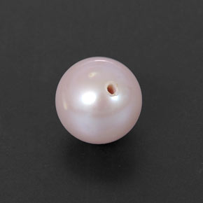Perla Rosado plateado natural de 2.61 ct, Esfera / Bola, Opaco
