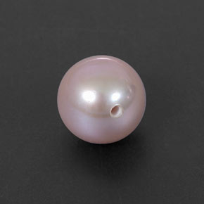 Perla rosa natural de 2,78 ct, esfera / bola, opaco