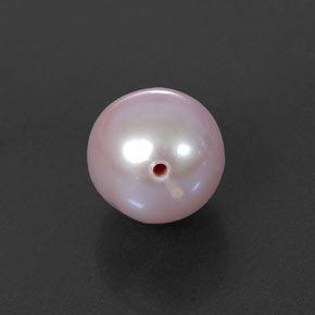 Perla rosa natural de 2,91 ct, esfera / bola, opaco