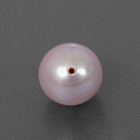 Perla rosa natural de 2,89 ct, esfera / bola, opaco