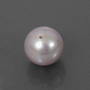 Perla rosa natural de 2,65 ct, esfera / bola, opaco