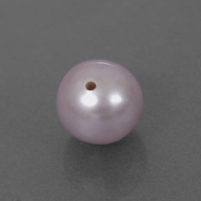 Perla rosa natural de 2,55 ct, esfera / bola, opaco