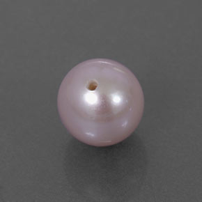 Perla rosa natural de 2,71 ct, esfera / bola, opaco
