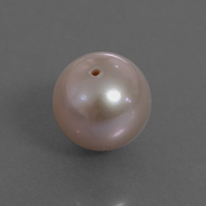 Perla rosa natural de 2,97 ct, esfera / bola, opaco