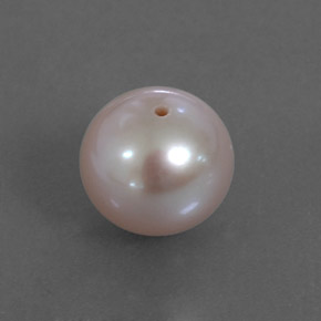 Perla rosa natural de 3,25 ct, esfera / bola, opaco