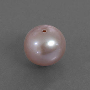 Perla rosa natural de 2,94 ct, esfera / bola, opaco