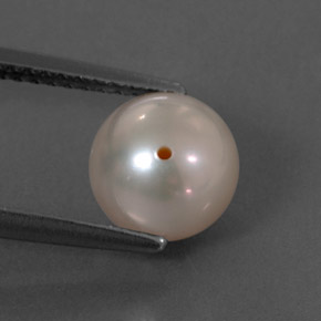 Perla rosa natural de 2,89 ct, esfera / bola, opaco