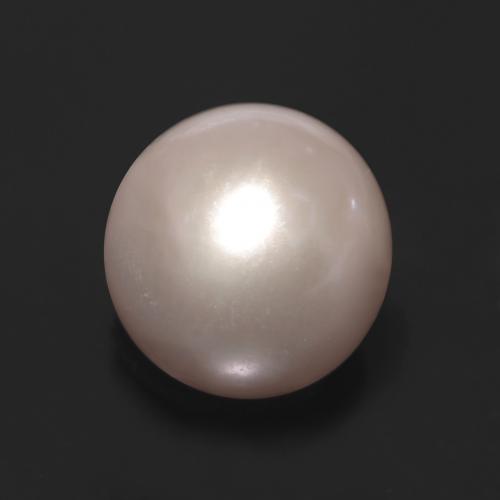 Perla rosa natural de 3,31 ct, esfera / bola, opaco