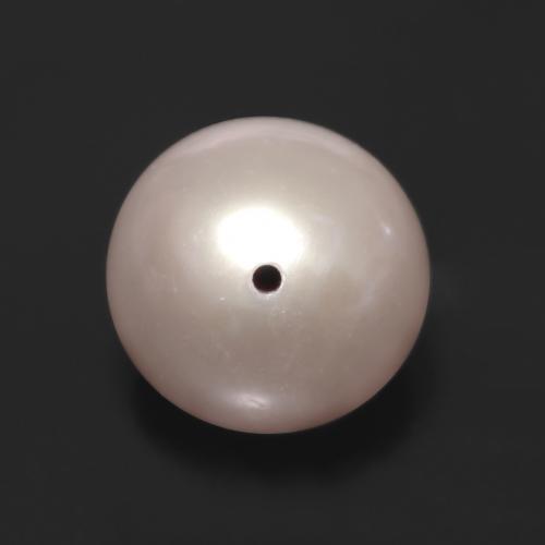Perla rosa natural de 3,31 ct, esfera / bola, opaco