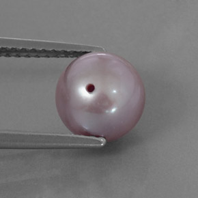 Perla azul natural de 3,24 ct, esfera / bola, opaco