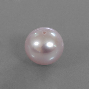 Perla rosa natural de 3,05 ct, esfera / bola, opaco