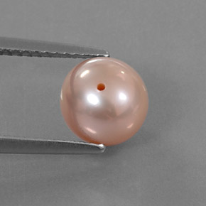 Perla amarillo natural de 3,10 ct, esfera / bola, opaco
