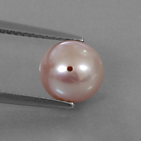 Perla Rosado medio natural de 3.45 ct, Esfera / Bola, Opaco