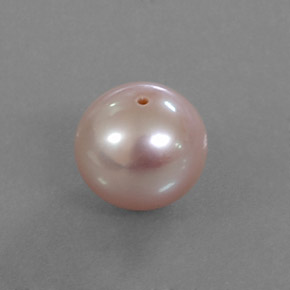 Perla Rosado medio natural de 3.45 ct, Esfera / Bola, Opaco