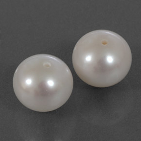 Gemas de perla crema natural de  ct, esfera / bola, opaco