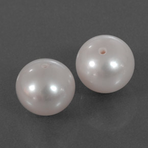 Gemas de perla crema natural de  ct, esfera / bola, opaco