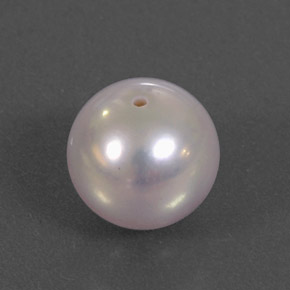 Perla rosa natural de 3,03 ct, esfera / bola, opaco