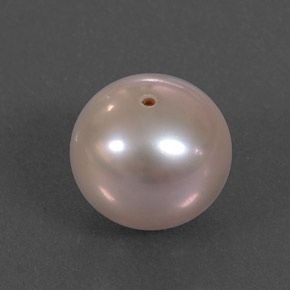 Perla rosa natural de 3,36 ct, esfera / bola, opaco