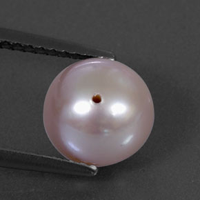 Perla azul natural de 3,57 ct, esfera / bola, opaco