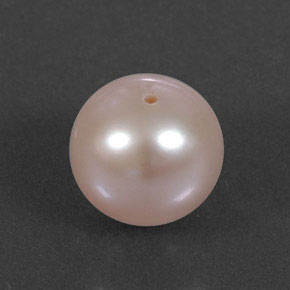 Perla Rosado crema natural de 3.16 ct, Esfera / Bola, Opaco
