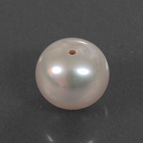 Perla rosa natural de 3,22 ct, esfera / bola, opaco