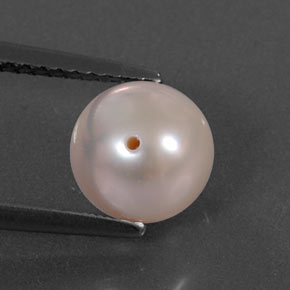 Perla rosa natural de 2,92 ct, esfera / bola, opaco