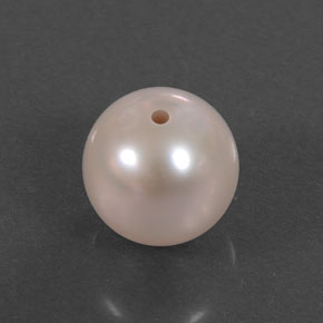 Perla rosa natural de 2,92 ct, esfera / bola, opaco