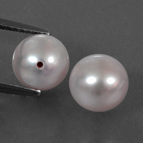Gemas de perla rosa natural de  ct, esfera / bola, opaco