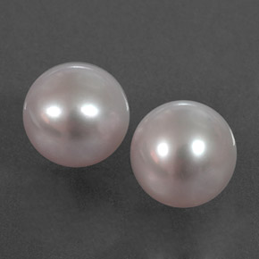 Gemas de perla rosa natural de  ct, esfera / bola, opaco