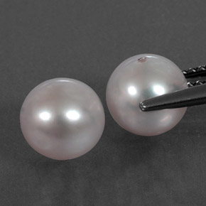 Gemas de perla rosa natural de  ct, esfera / bola, opaco