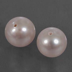 Gemas de Perla Rosado medio natural de 5.55 ct, Esfera / Bola, Opaco