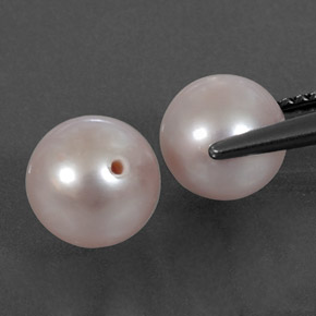 Gemas de Perla Rosado naranja natural de 5.61 ct, Esfera / Bola, Opaco