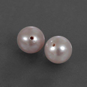 Gemas de perla rosa natural de  ct, esfera / bola, opaco