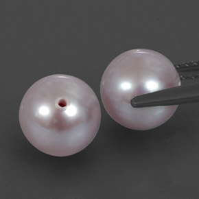 Gemas de perla rosa natural de  ct, esfera / bola, opaco