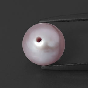 Perla azul natural de 2,29 ct, esfera / bola, opaco