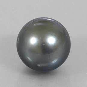 Perla Plata natural de 13.72 ct, Esfera / Bola, Opaco