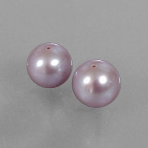 Gemas de perla rosa natural de 6,11 ct, esfera / bola, opaco