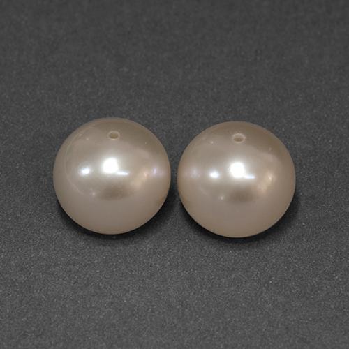 Gemas de perla rosa natural de  ct, esfera / bola, opaco