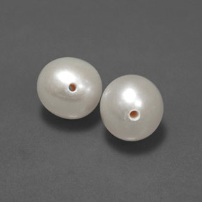 Gemas de perla crema natural de  ct, esfera / bola, opaco