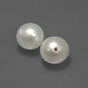 Gemas de perla crema natural de  ct, esfera / bola, opaco