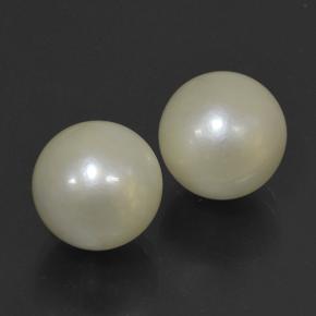 Gemas de Perla Crema natural de 20.17 ct, Esfera / Bola, Opaco