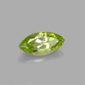 Peridoto verde natural de 1,05 ct, marquesa, VVS-VS