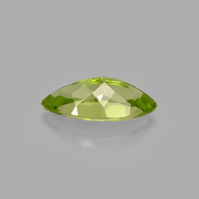 Peridoto verde natural de 1,05 ct, marquesa, VVS-VS