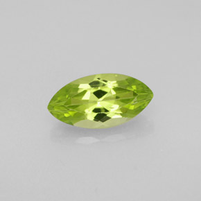 Peridoto verde natural de 1,27 ct, marquesa, VVS-VS