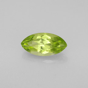 Peridoto verde natural de 1,27 ct, marquesa, VVS-VS