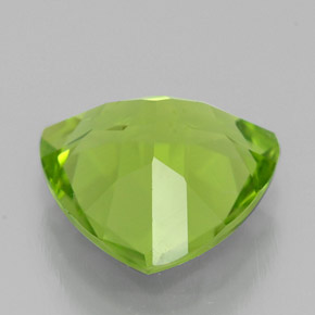 Peridoto verde natural de 2,45 ct, trillón, VS