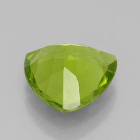 Peridoto verde natural de 3,07 ct, trillón, VS-SI