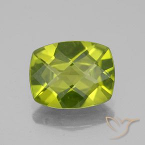 2.54ct Natural Verde vivo Peridoto, Forma Cojín, VS